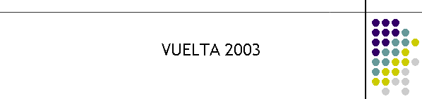 VUELTA 2003