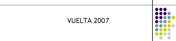 VUELTA 2007